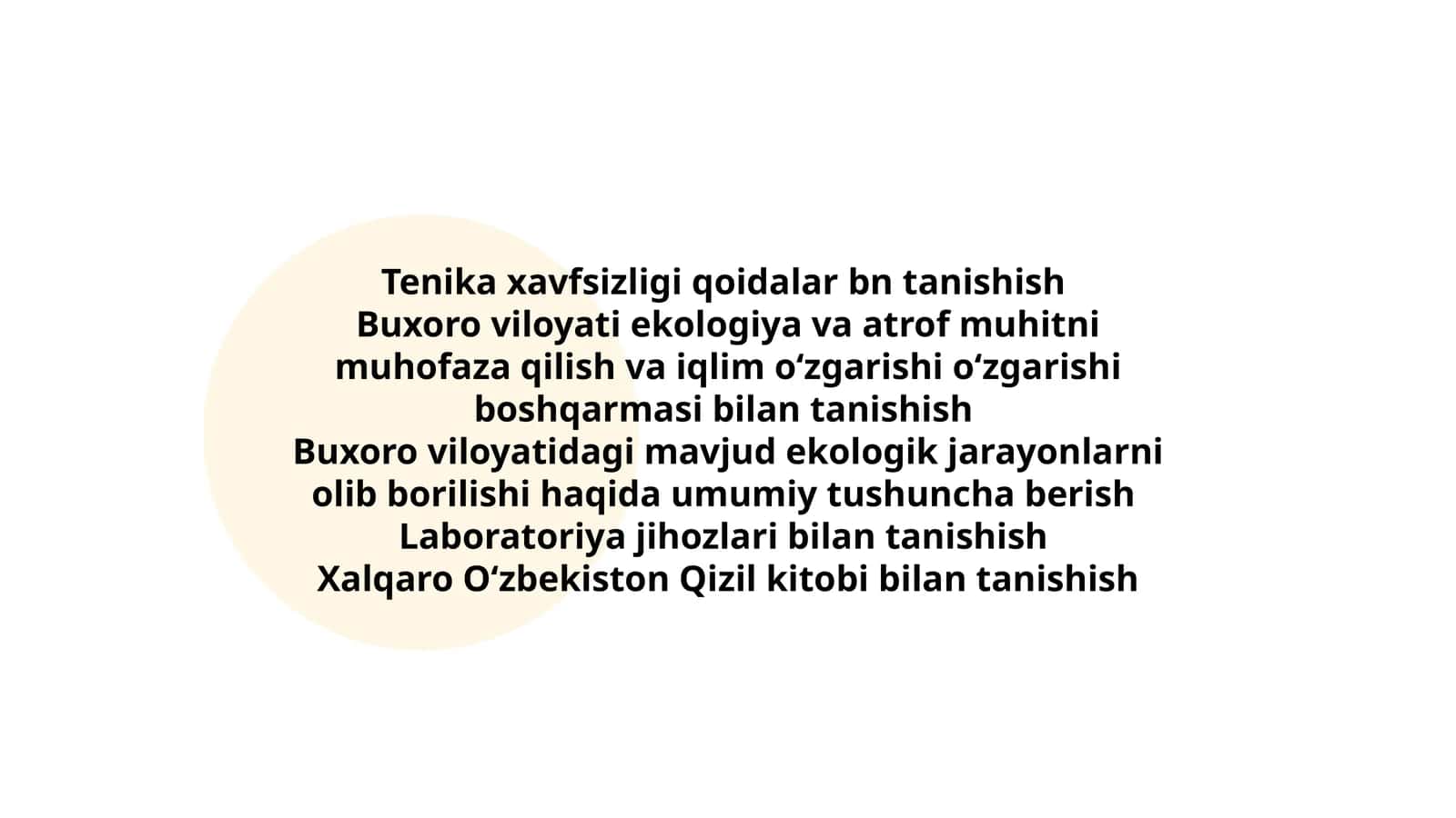 Tenika xavfsizligi qoidalar bn tanishish