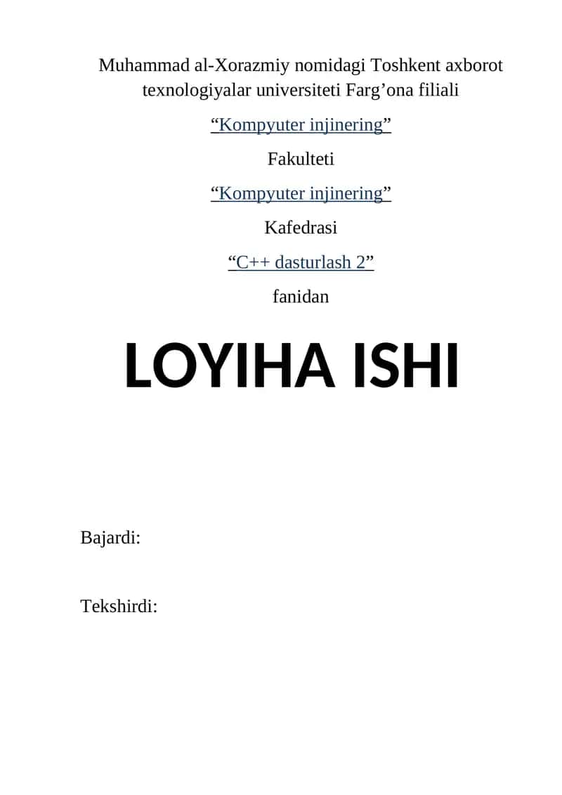 APTEKADA DORILARNING KIRIM-CHIQIM VA QOLDIQ XISOBINI YURITISH