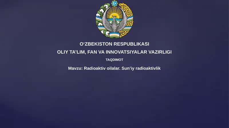 Radioaktiv oilalar