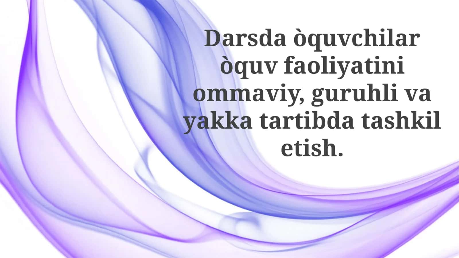 Samarali Sinf Xonalari Mashg'ulotlarini Rejalashtirish