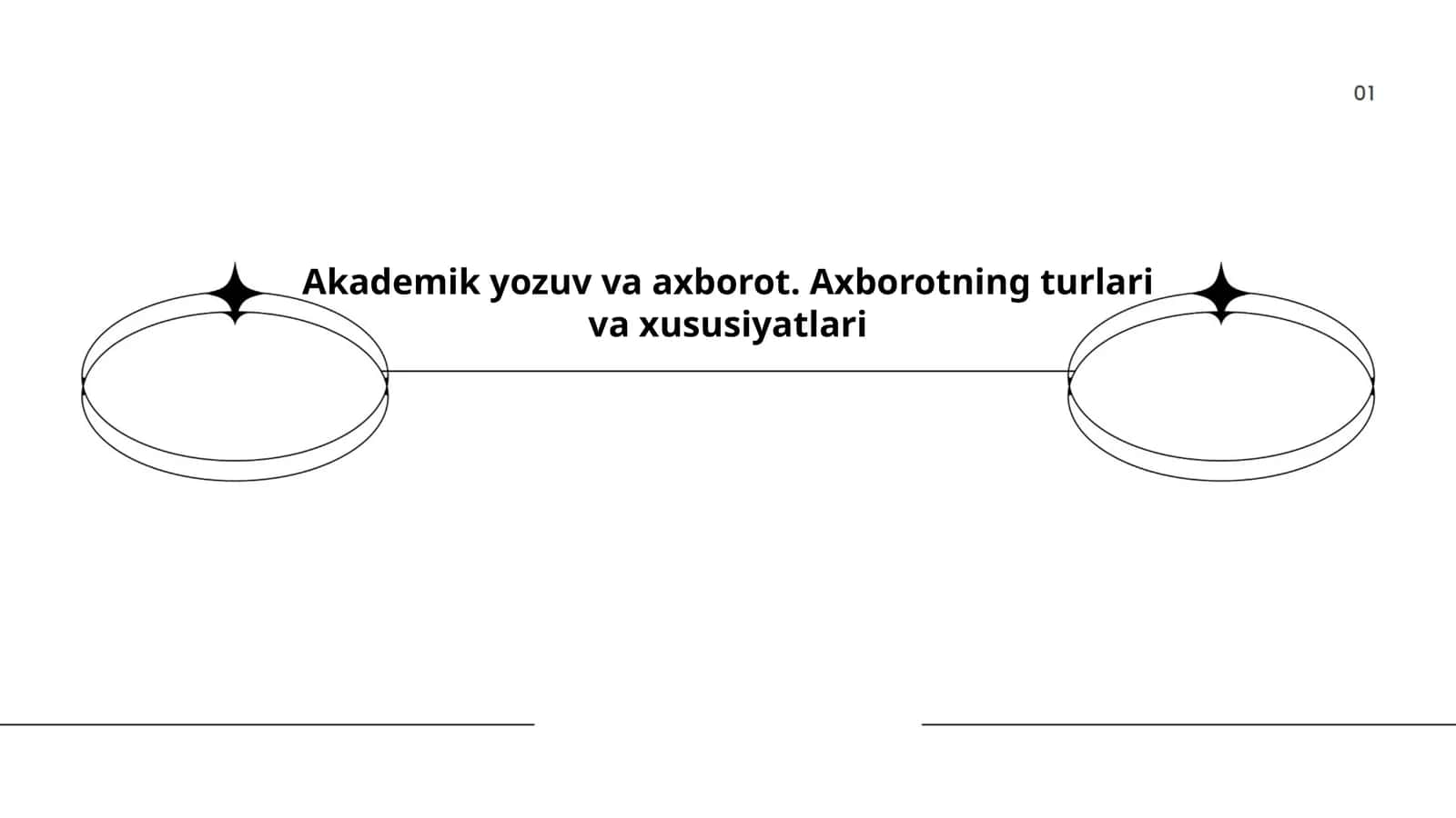 Akademik yozuv va axborot. Axborotning turlari va xususiyatlari