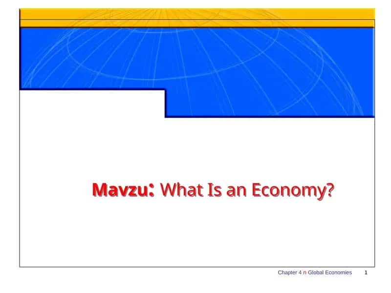 What Is an Economy?