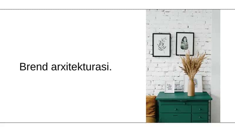 Brend arxitekturasi.