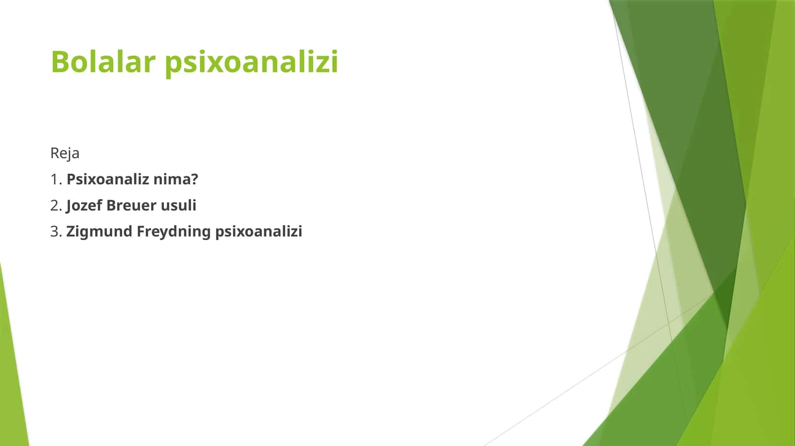 Bolalar psixoanalizi