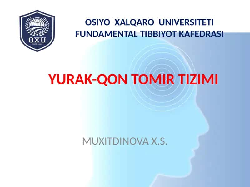 Yurak-Qontomir Tizimi