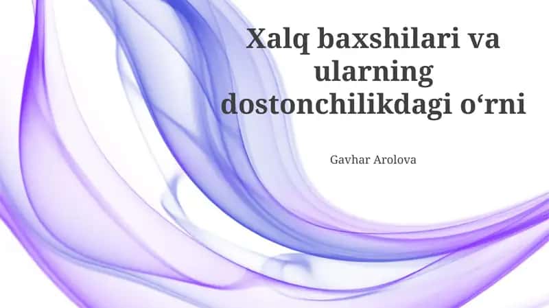 Improvizatsiya va Variatsiya