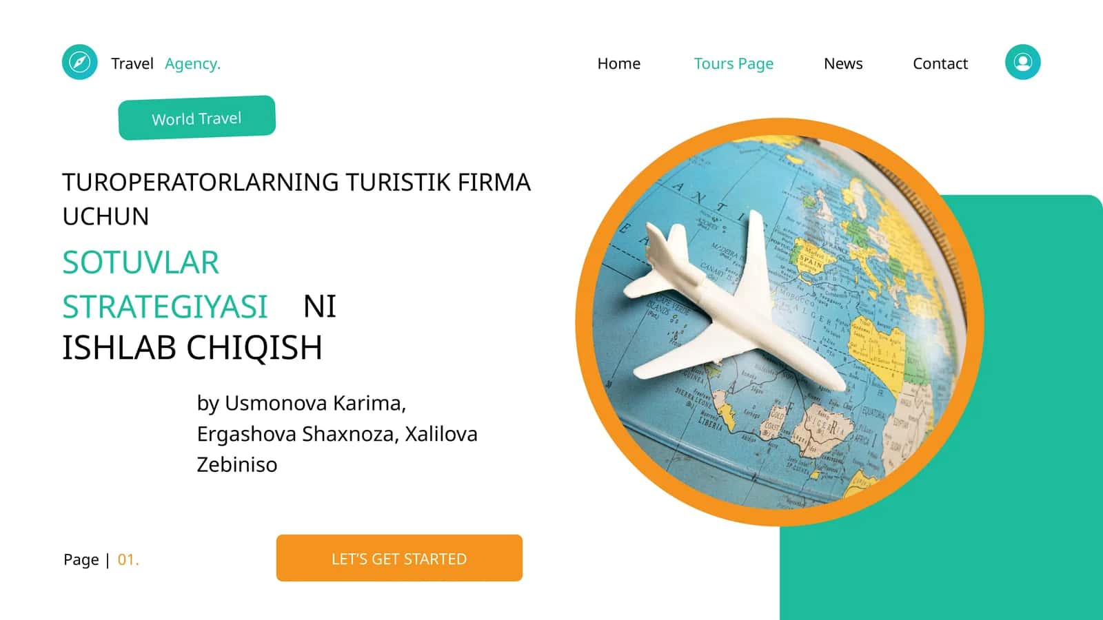 TURISTIK FIRMA UCHUN SOTUVLAR STRATEGIYASI
