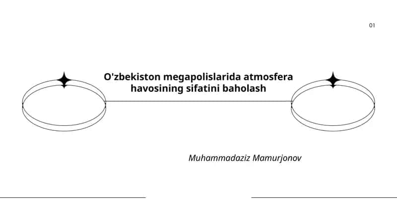O'zbekiston megapolislarida atmosfera havosining sifatini baholash