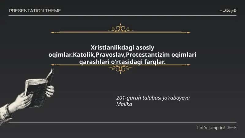 Xristianlikdagi asosiy oqimlar