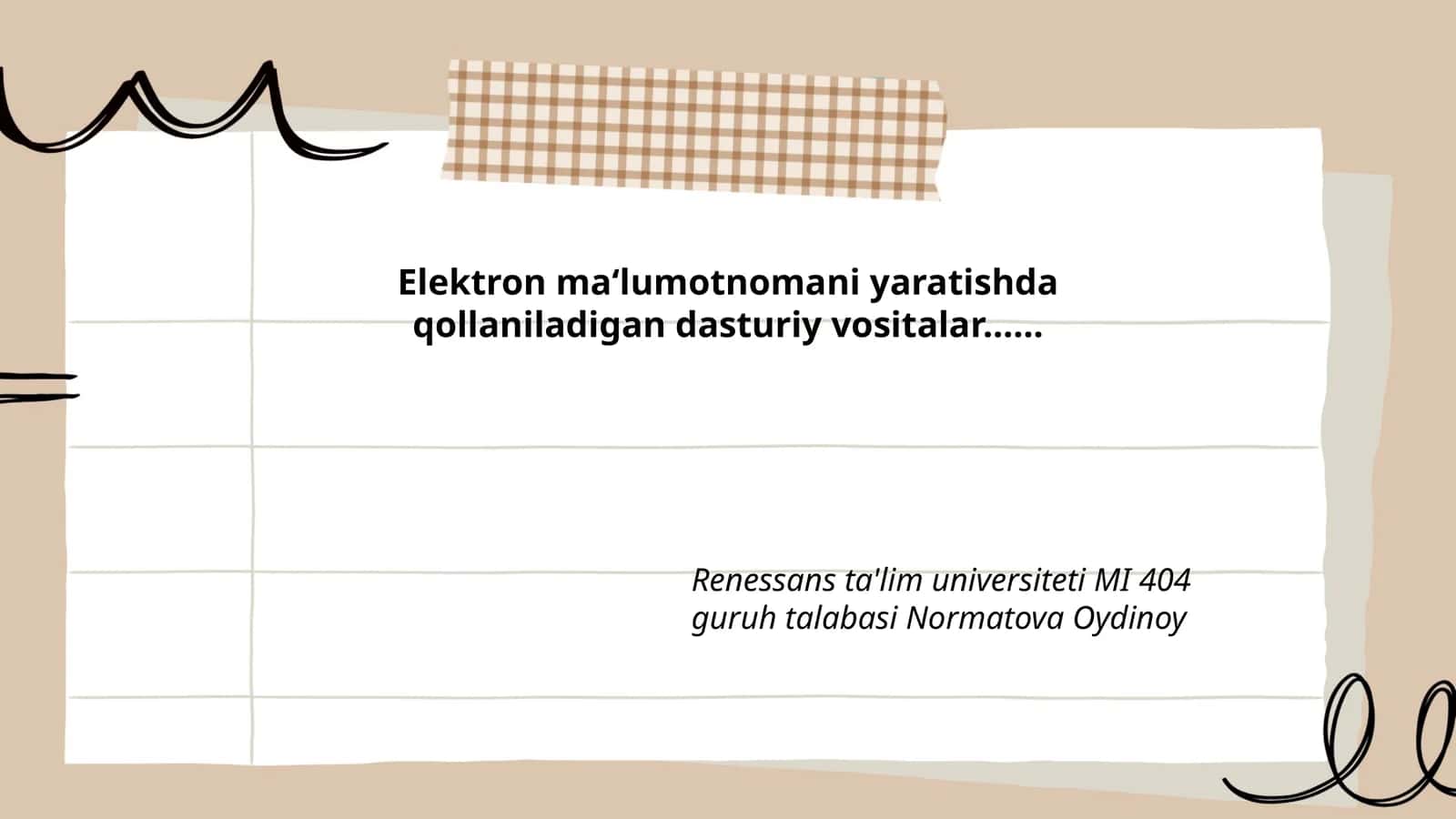 Elektron ma‘lumotnomani yaratishda qollaniladigan dasturiy vositalar