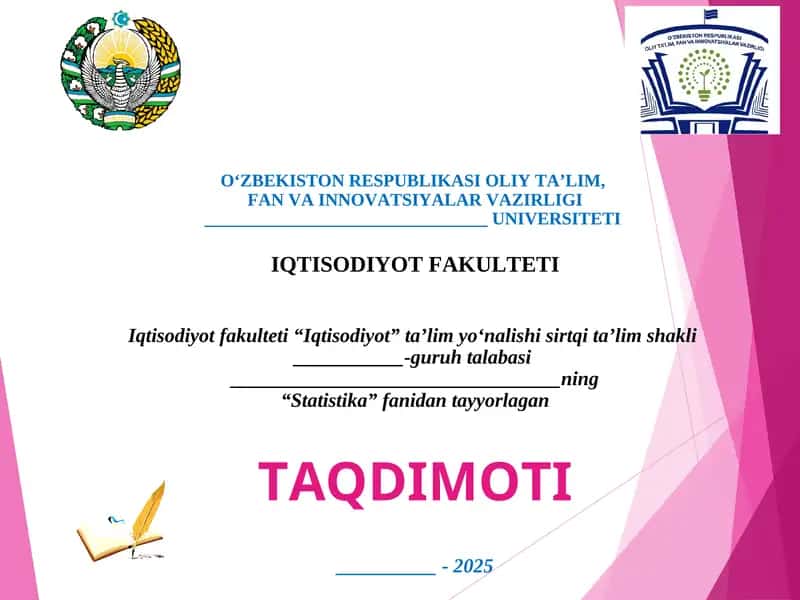 Ta'lim sifati bo‘yicha xalqaro reytinglar (PISA, QS, THE) statistik metodlari