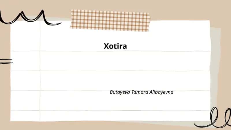 Xotira