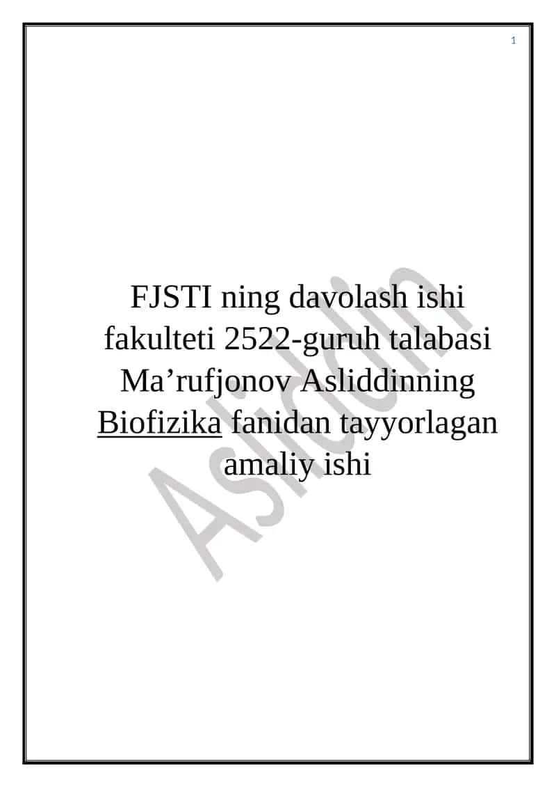Elektromagnit maydonining organizmga tasiri