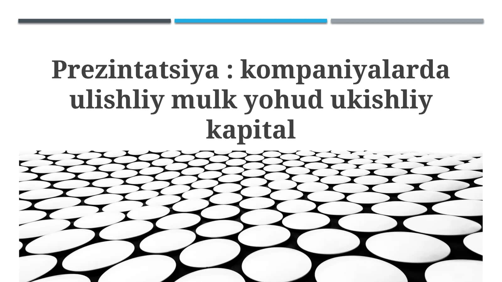 Aksiyadorlik mulki va ustav kapitali