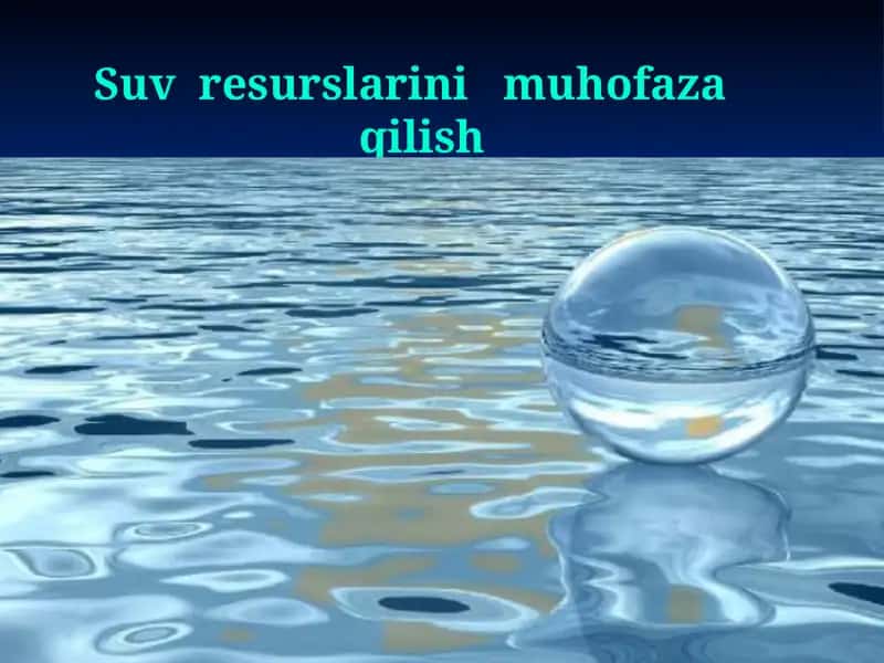 Suvresurslarini muhofaza qilish