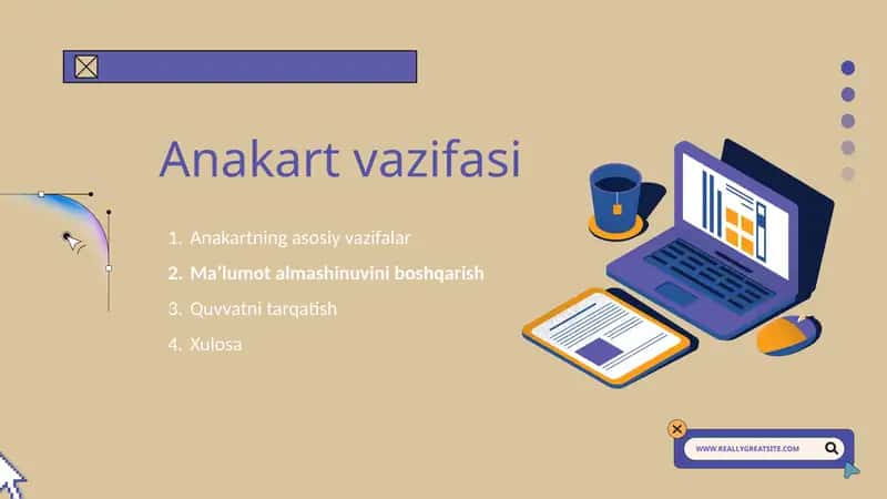 Anakart vazifasi