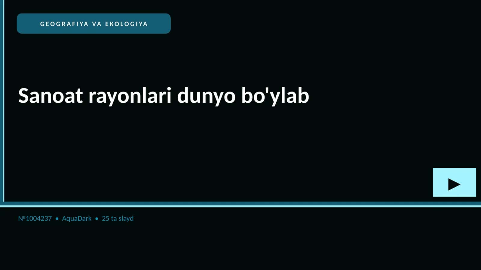 Sanoat rayonlari dunyo bo'ylab