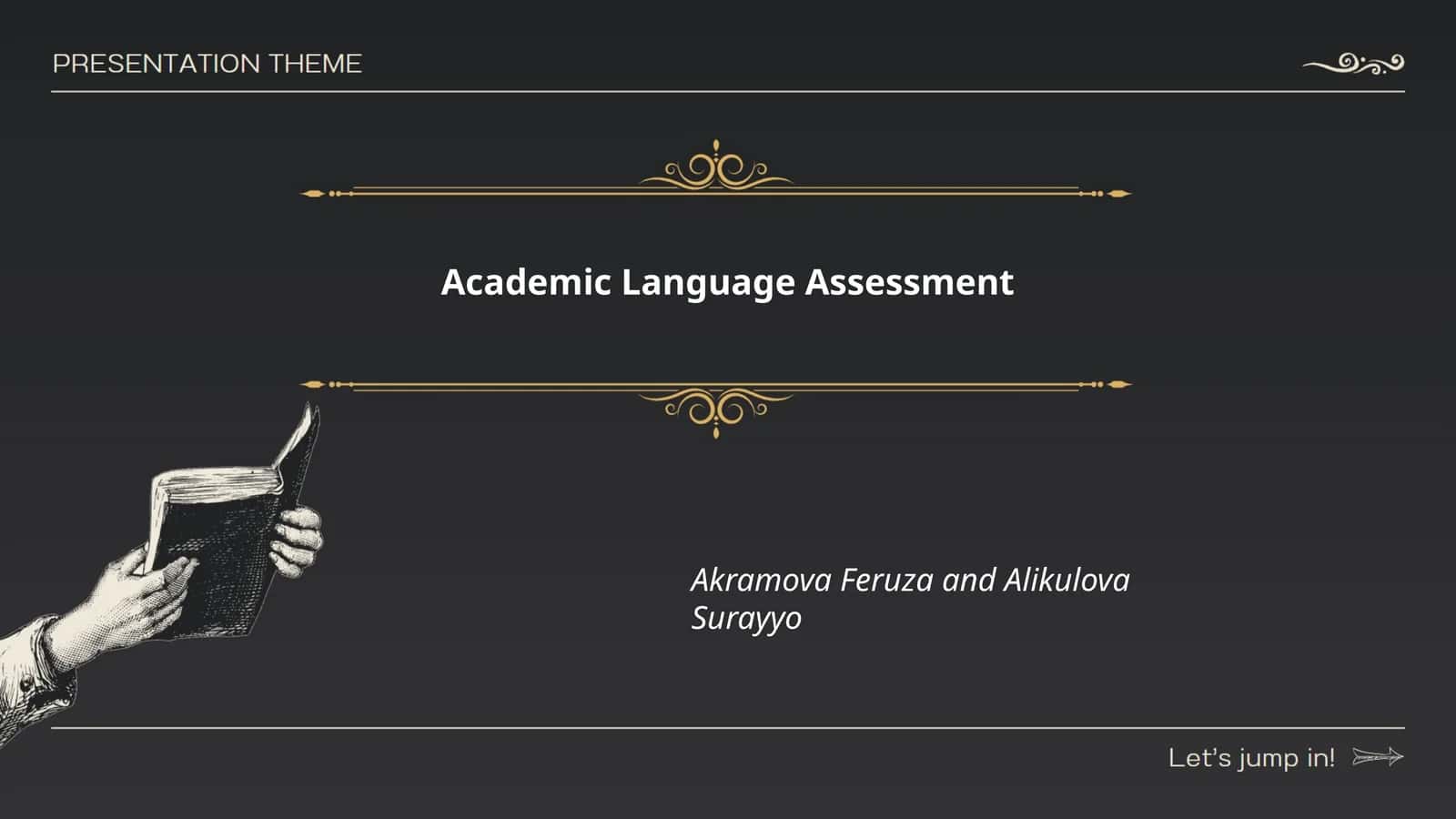 Academic Language Assessment