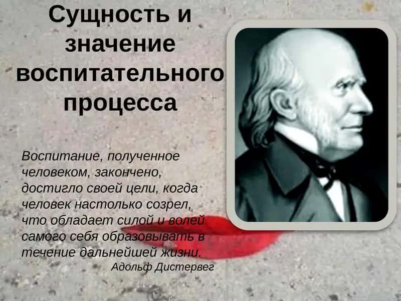 Особенности воспитательного процесса