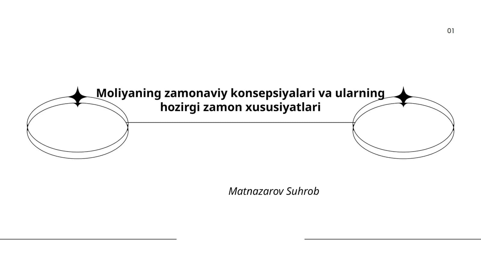Moliyaning zamonaviy konsepsiyalari va ularning hozirgi zamon xususiyatlari