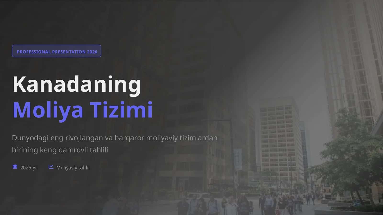 Kanadaning moliya tizimi