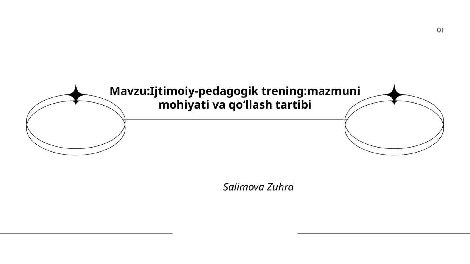 Ijtimoiy‐pedagogik trening:mazmuni mohiyati va qo‘llash tartibi
