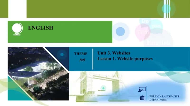 Unit 3. Websites