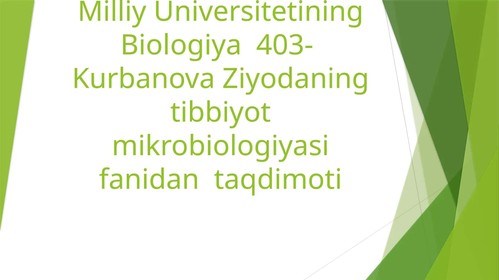 Tibbiyot mikrobiologiyasi