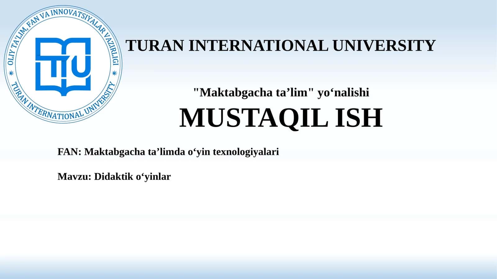 Didaktik o‘yinlar              Didaktik o‘yinlar va ularning ta’limiy imkoniyatlari         Didaktik o‘yinlar | Методика использования учебных игр