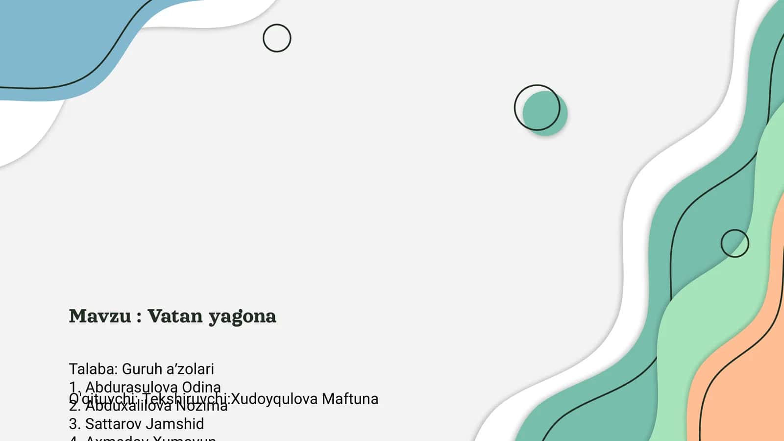 Vatan yagona