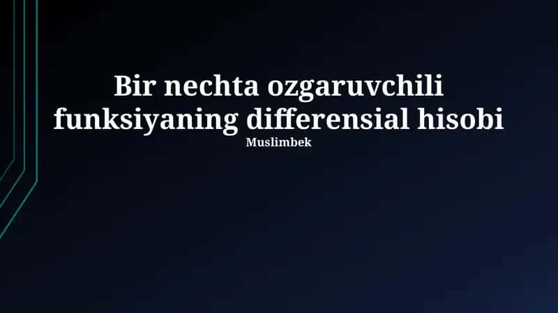 Shartli ekstremumlar