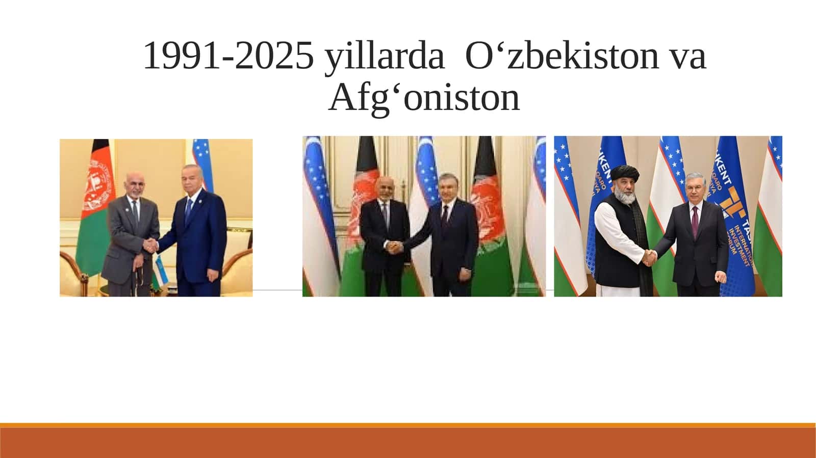 O‘zbekiston va Afg‘oniston munosabatlari 1991-2025 yillarda