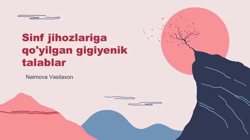 Yosh fiziologiyasi, sinf jihozlariga qo'yilgan gigiyenik talablar