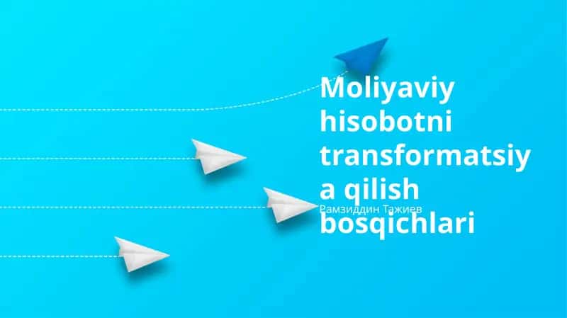 Moliyaviy Hisobotlashni Isloh Qilishning Bosqichlari