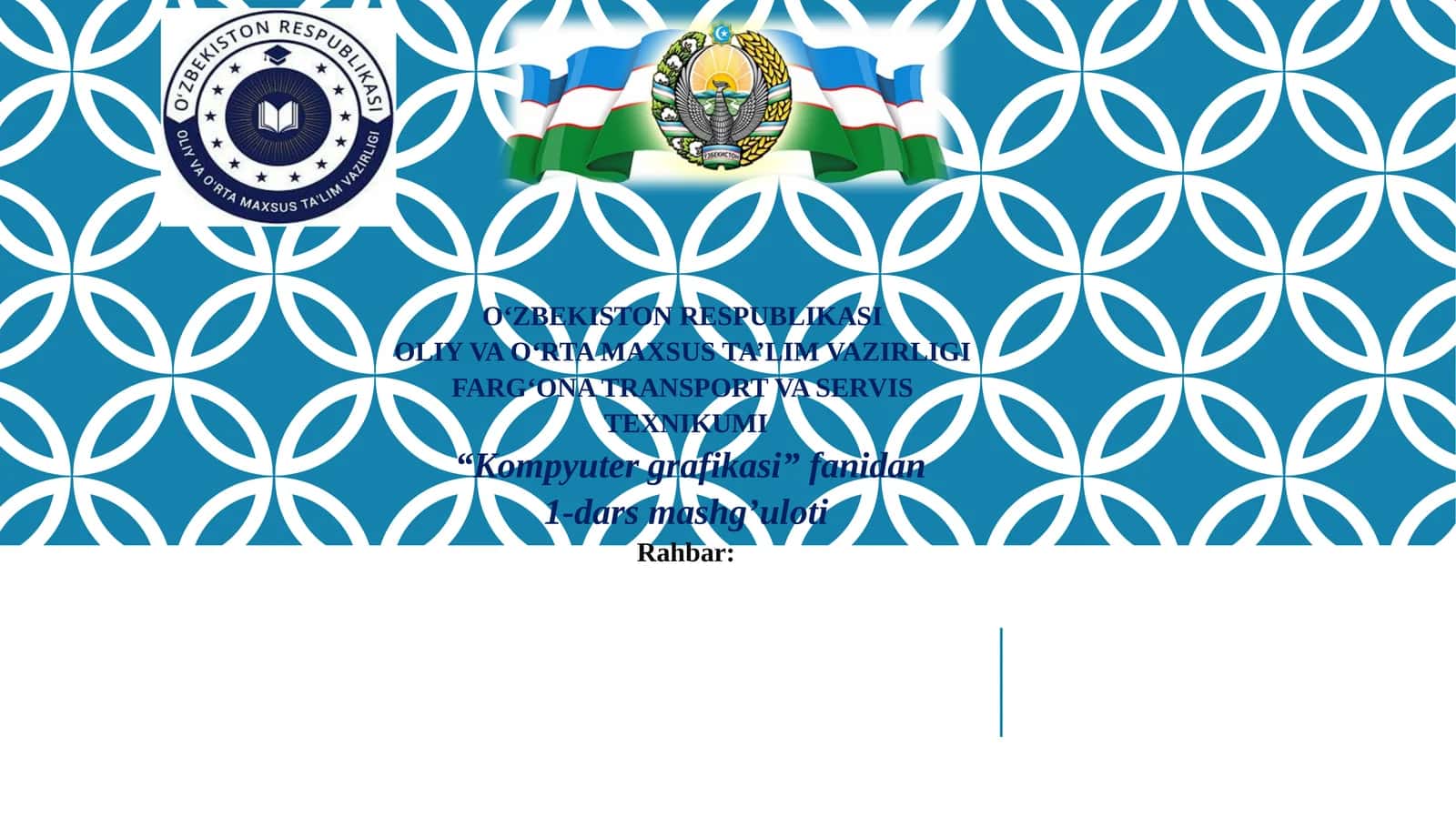 Kompyuter grafikasi kirish