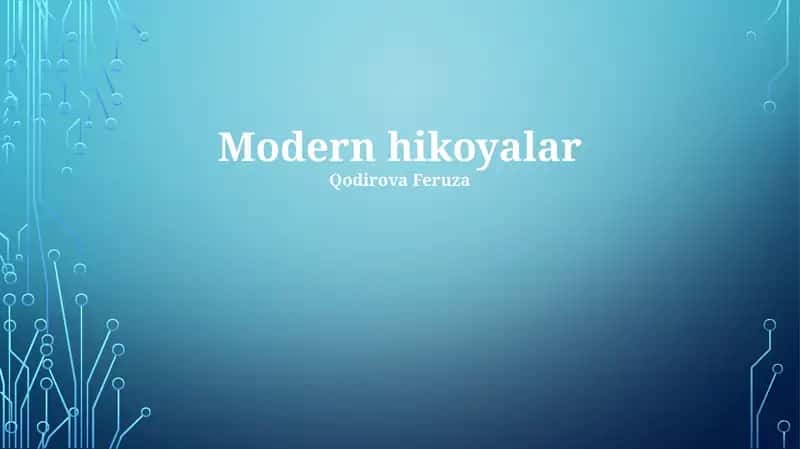 Modern hikoyalar