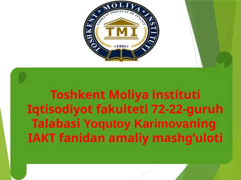 Iqtisodiy Tizimlar va ularning Modellari