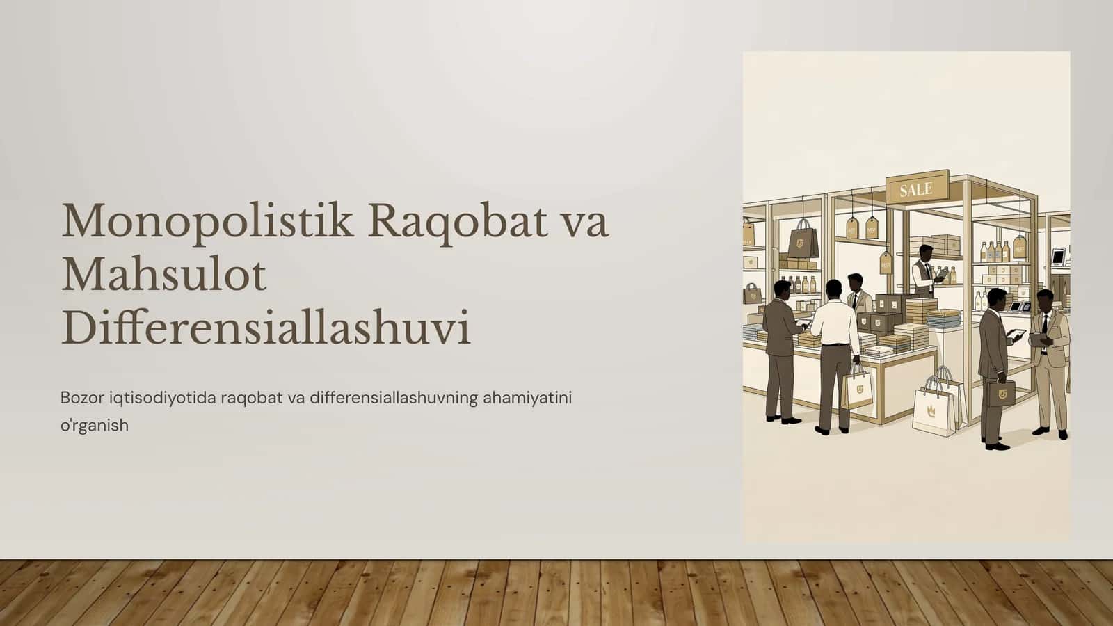 Monopolistik Raqobat va Mahsulot Differensiallashuvi