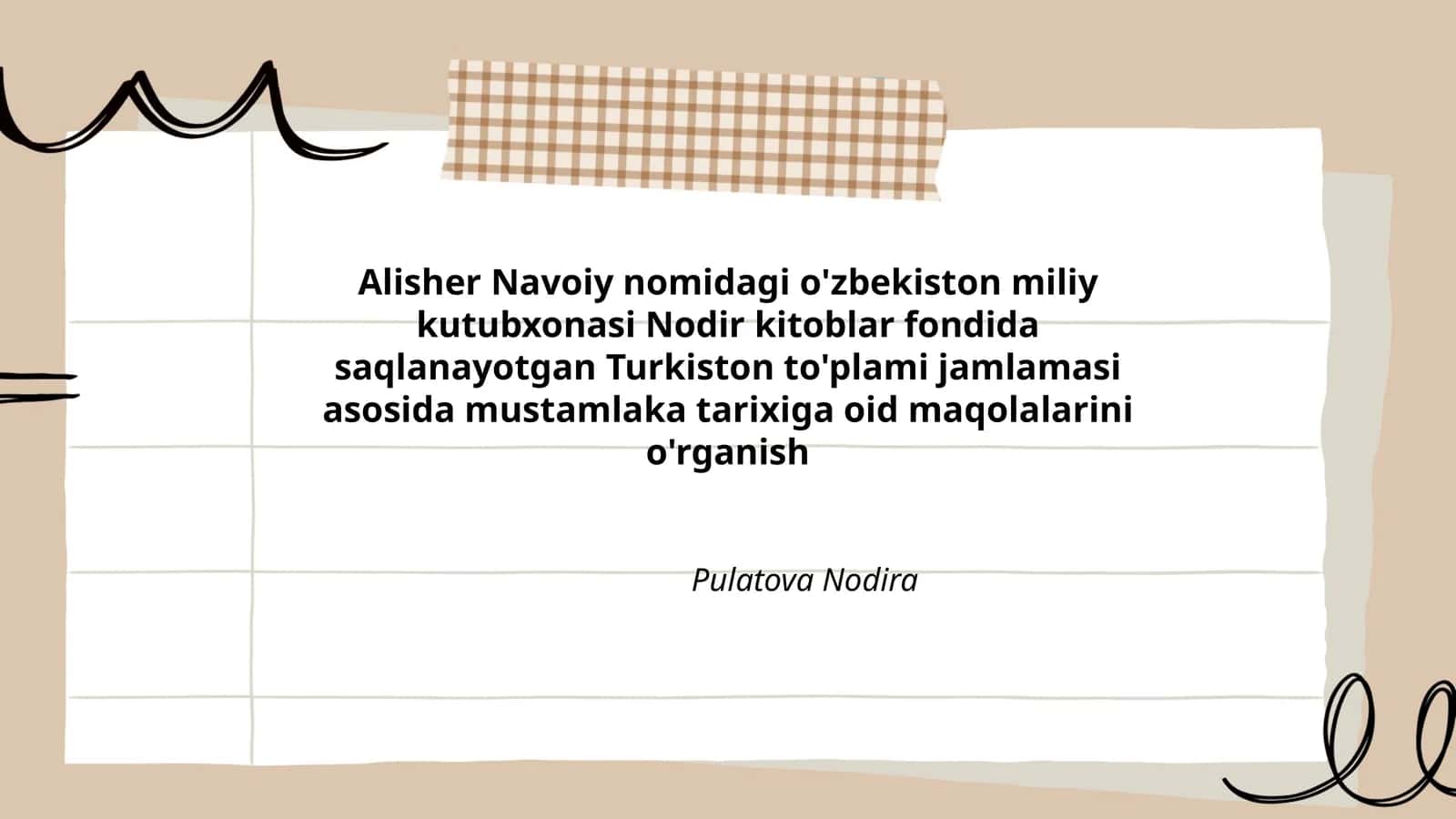 Turkiston to'plami jamlamasi asosida mustamlaka tarixiga oid maqolalarini o'rganish