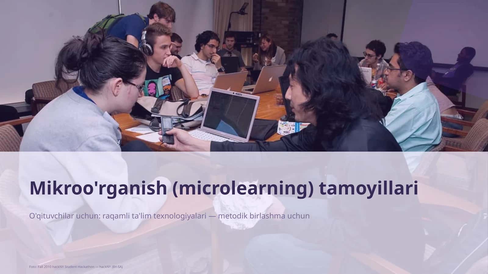 Mikroo'rganish (microlearning) tamoyillari