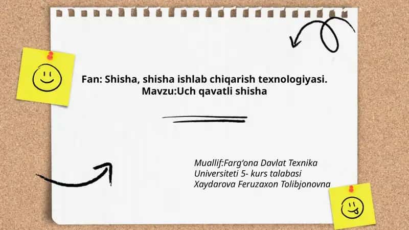 Uch qavatli shisha