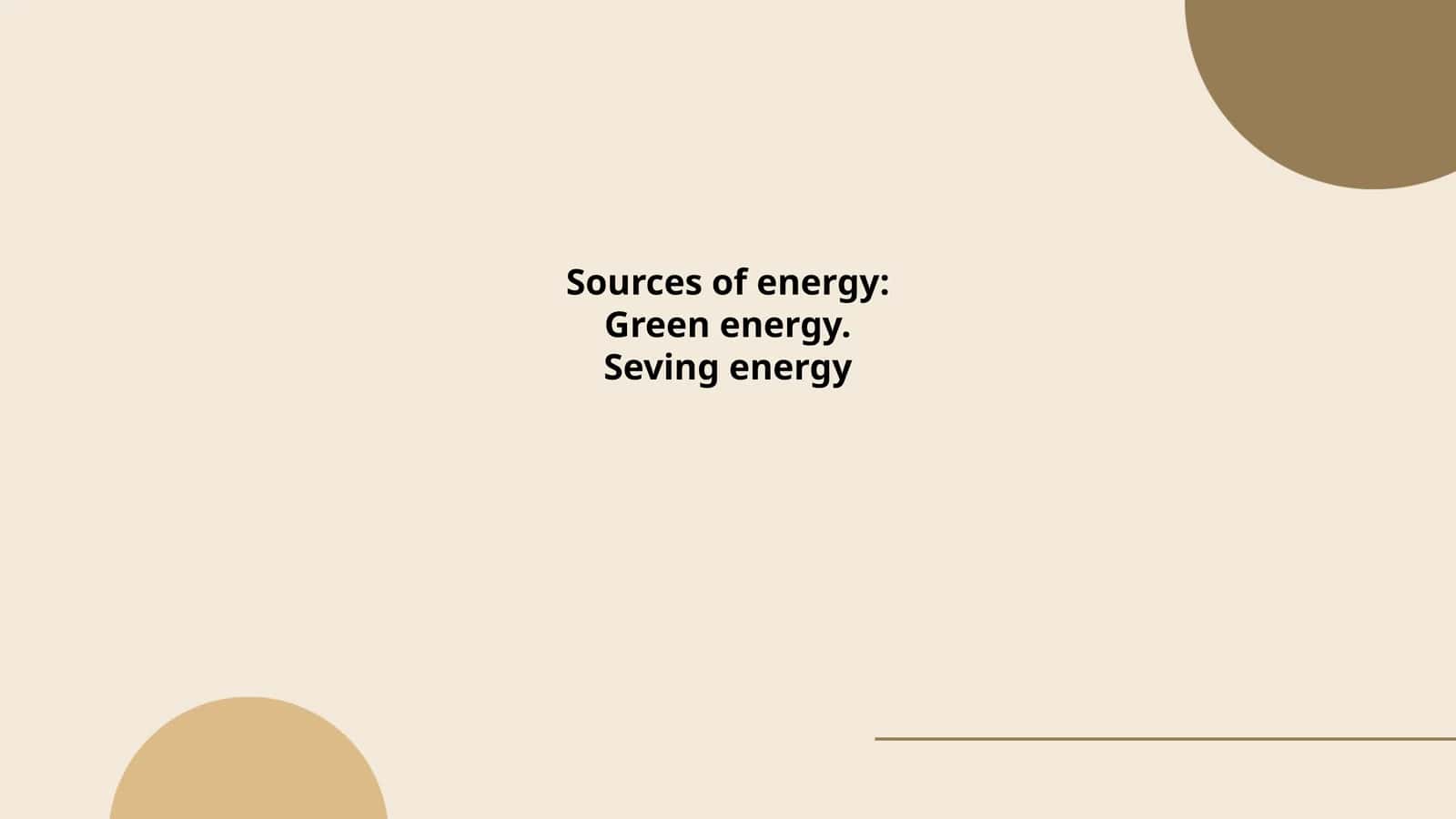 Solar Energy