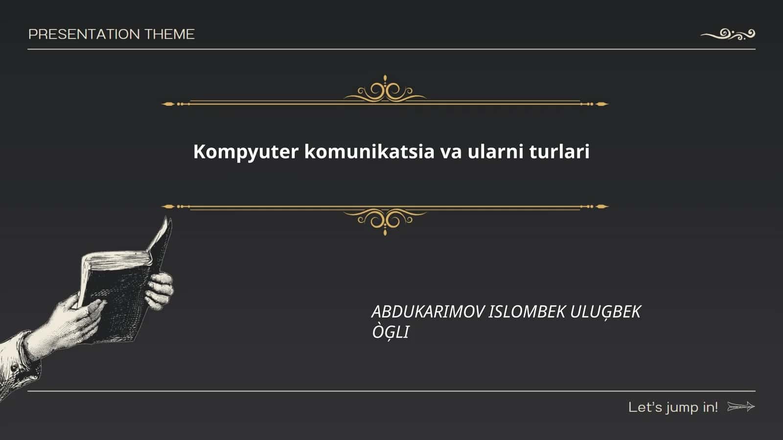 Kompyuter komunikatsia va ularni turlari