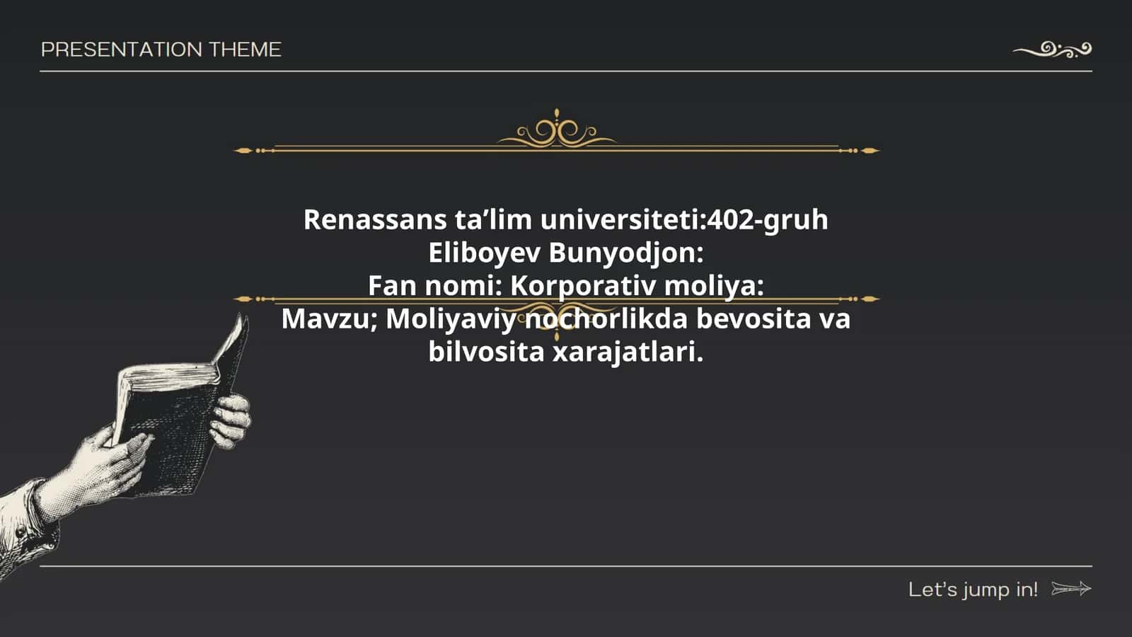 Korporativ moliya