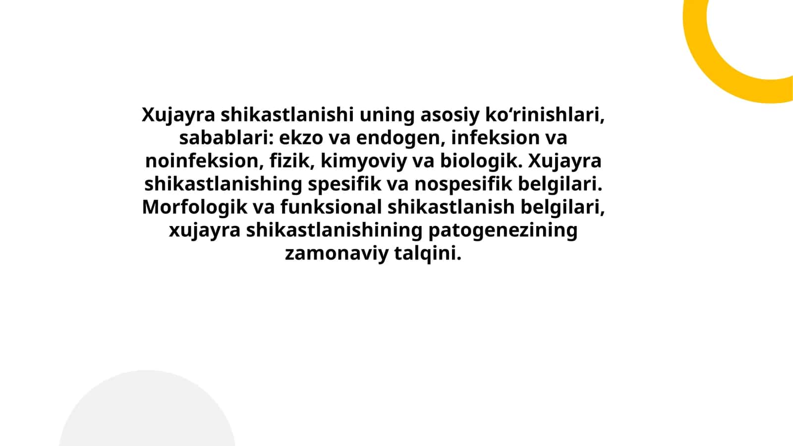 Xujayra shikastlanishi