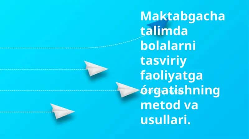 Bolalar tasviriy san'ati uchun turli xil texnikalar