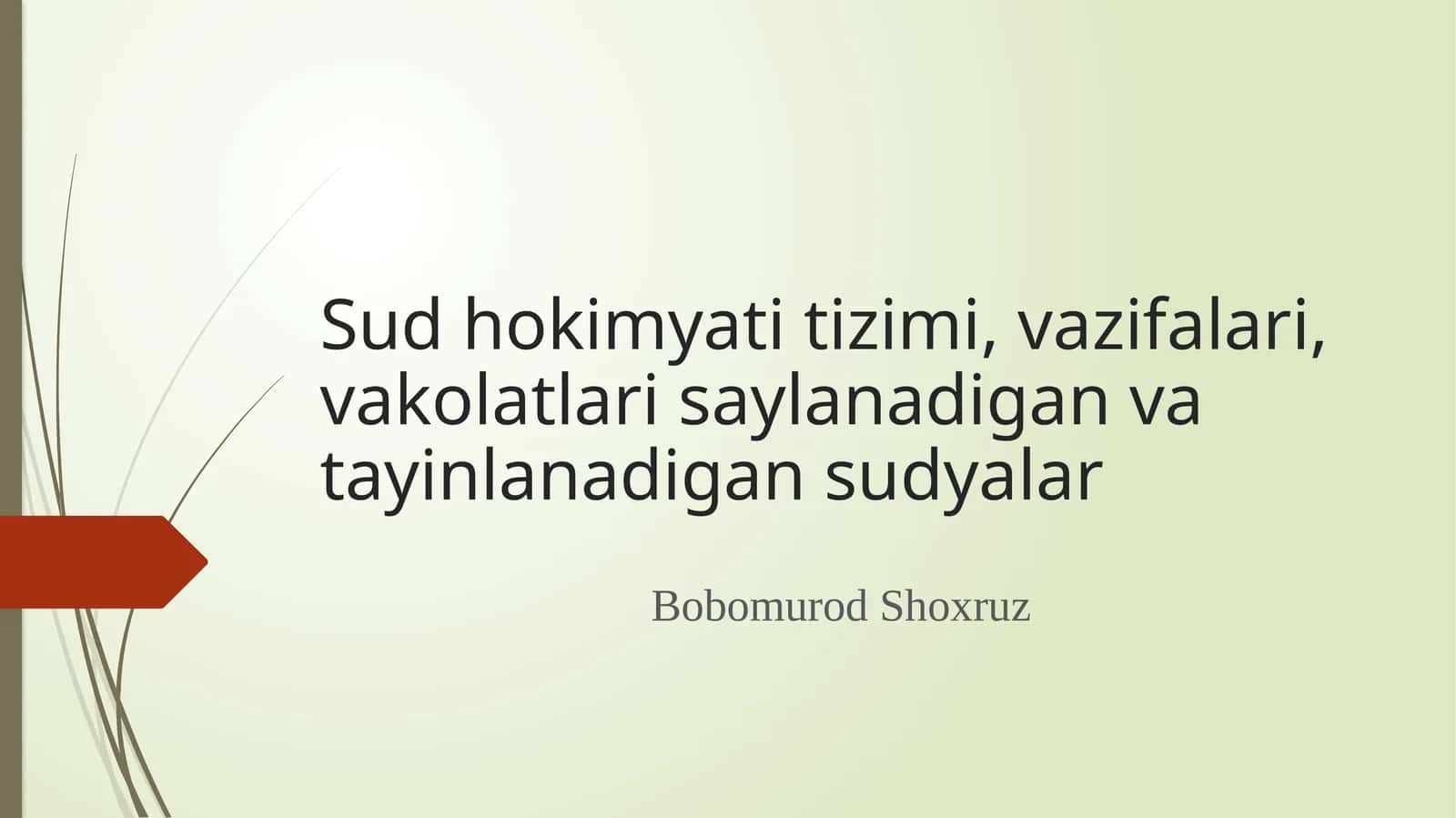 Sud Hokimyati Tizimi