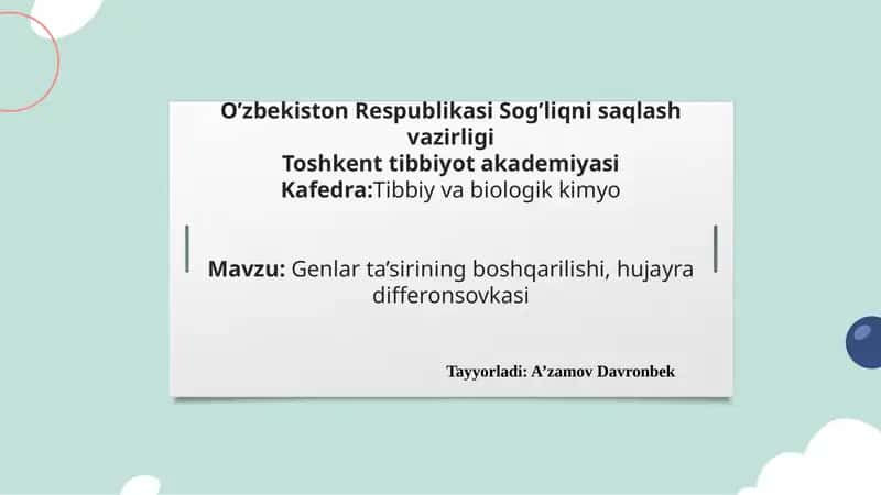 Qon biokimyosi