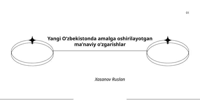 Yangi Oʻzbekistonda amalga oshirilayotgan maʼnaviy oʻzgarishlar