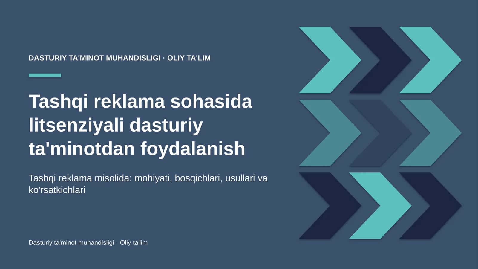 tashqi reklama sohasida litsenziyali dasturiy ta'minotdan foydalanish 4026